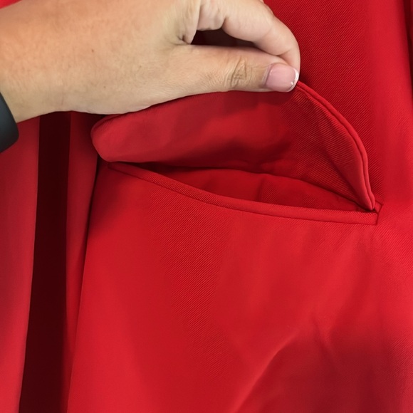 NWOT Womens Red Long Sleeve Blazer - Picture 8 of 9